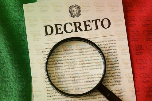 Una imagen que representa el decreto Tajani que modifica la ley de ciudadanía italiana del 28/03/2025  